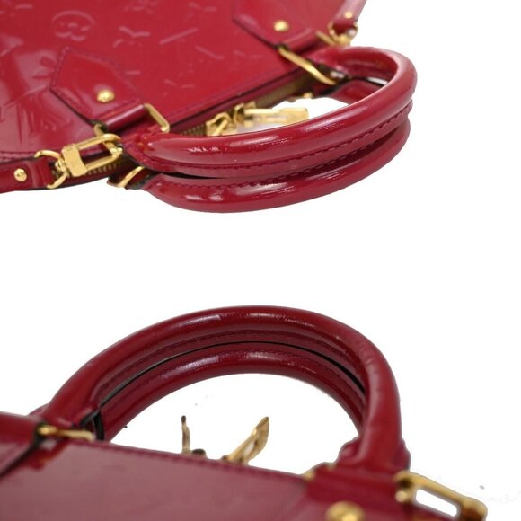 LOUIS VUITTON LV Alma BB Hand Bag Monogram Vernis Learher Pink M91698 24EF014 - Picture 10 of 16